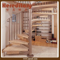 Solid Wood Spiral Stair with Vertical Filling (SJ-S042)
